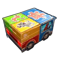 Stickered Toy Car