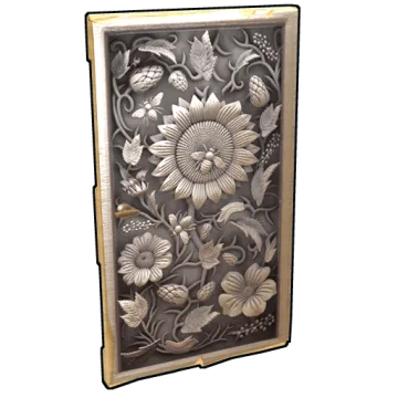 Whittled Bloom Door