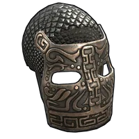 Bronze War Mask