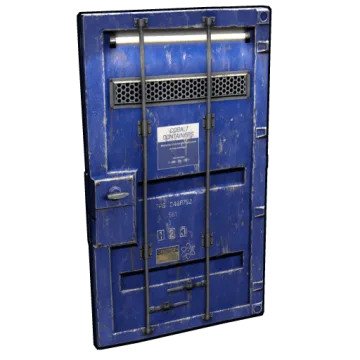 Cobalt Container Metal Door