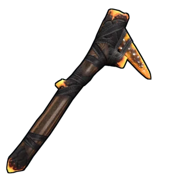 Ancient Amber Stone Pick Axe