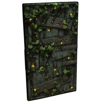 Fireflies Metal Door