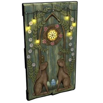 Wooden Rabbit Door