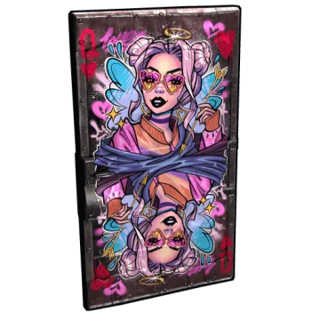 Love Arrow Metal Door