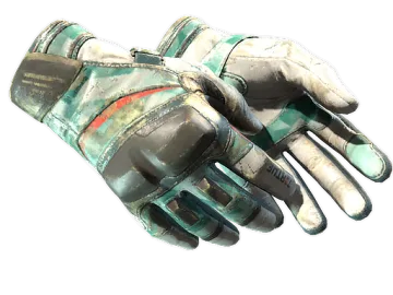 ★ Moto Gloves | Spearmint (Battle-Scarred)