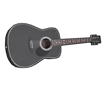 Black Acoustic Guitar
