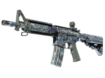 M4A4 | Naval Shred Camo (Well-Worn)