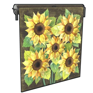 Sunflowers Garage Door