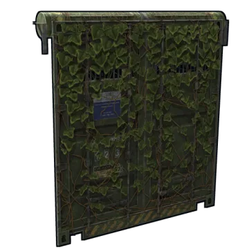 Cobalt Jungle Container Garage Door