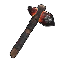 Dragon Glass Stone Hatchet