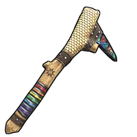 Mosaic Stone Pick Axe