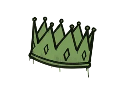 Sealed Graffiti | King Me (Battle Green)