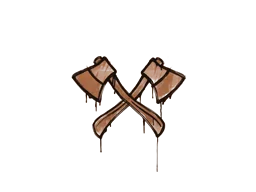 Sealed Graffiti | X-Axes (Tiger Orange)