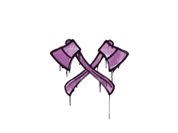 Sealed Graffiti | X-Axes (Bazooka Pink)