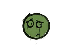 Sealed Graffiti | Worry (Battle Green)