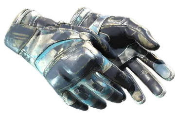 ★ Moto Gloves | Cool Mint (Battle-Scarred)
