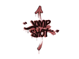 Sealed Graffiti | Jump Shot (Blood Red)
