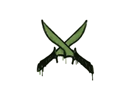 Sealed Graffiti | X-Knives (Battle Green)