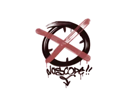 Sealed Graffiti | Noscope (Blood Red)