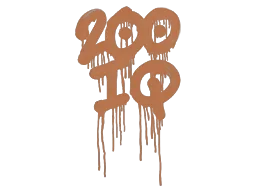Sealed Graffiti | 200 IQ (Tiger Orange)