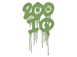 Sealed Graffiti | 200 IQ (Battle Green)