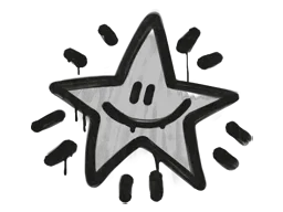 Sealed Graffiti | Shining Star (Shark White)