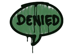Sealed Graffiti | Denied (Jungle Green)