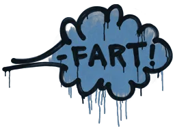 Sealed Graffiti | Fart (Monarch Blue)