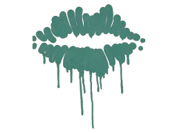 Sealed Graffiti | Kiss (Frog Green)