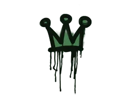 Sealed Graffiti | Little Crown (Jungle Green)