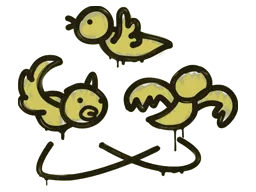 Sealed Graffiti | Dizzy (Tracer Yellow)