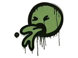 Sealed Graffiti | Puke (Battle Green)