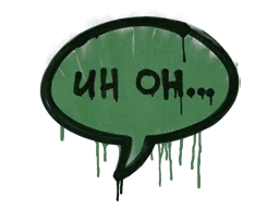 Sealed Graffiti | Uh Oh (Jungle Green)