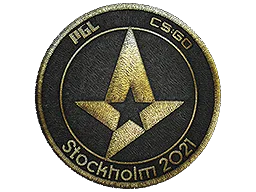 Patch | Astralis (Gold) | Stockholm 2021