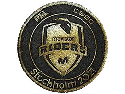 Patch | Movistar Riders (Gold) | Stockholm 2021