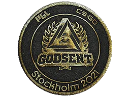 Patch | GODSENT (Gold) | Stockholm 2021