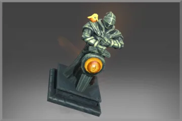 Inscribed Knight Statue