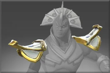 Inscribed Shoulderguards of the Penitent Nomad
