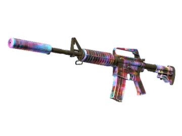 M4A1-S | Glitched Paint (Minimal Wear)