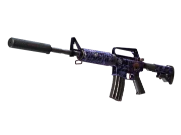 StatTrak™ M4A1-S | Black Lotus (Well-Worn)