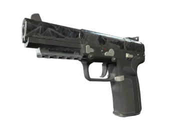 Souvenir Five-SeveN | Silver Quartz (Well-Worn)