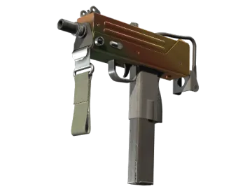 Souvenir MAC-10 | Amber Fade (Well-Worn)