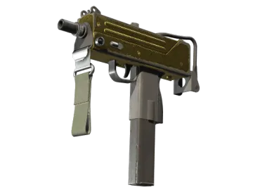 MAC-10 | Gold Brick (Battle-Scarred)