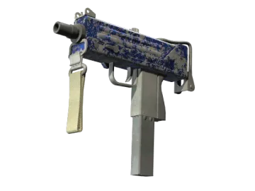 StatTrak™ MAC-10 | Lapis Gator (Battle-Scarred)